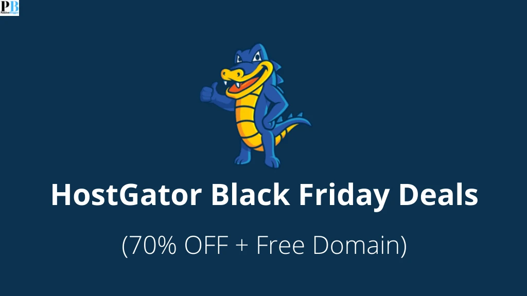 HostGator Black Friday Deals 2021 (70% OFF + Free Domain)