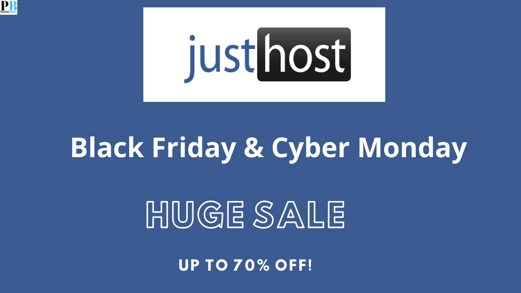 Just Host Black Friday Deals 2021 (70% OFF + Free Domain)